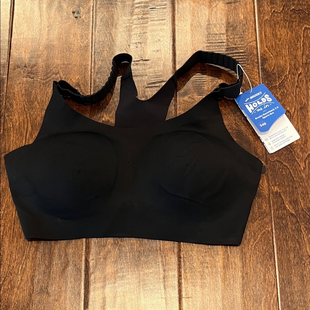 Brooks Black Sports Bra